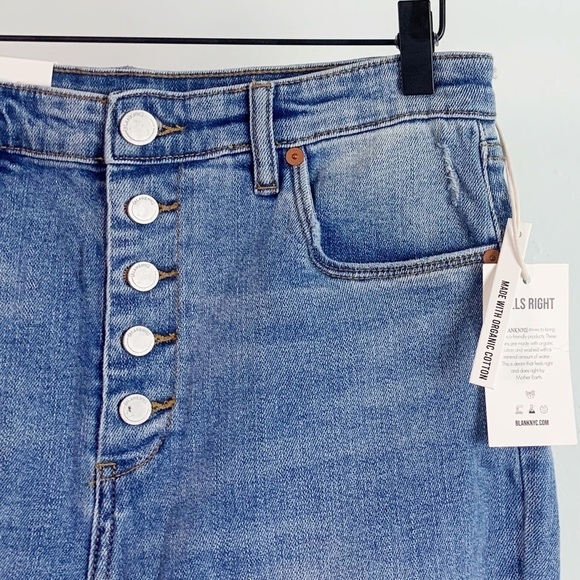 NWT Blank NYC The Great Jones High Rise Skinny Jeans Distressed Final Lap - Picture 9 of 11